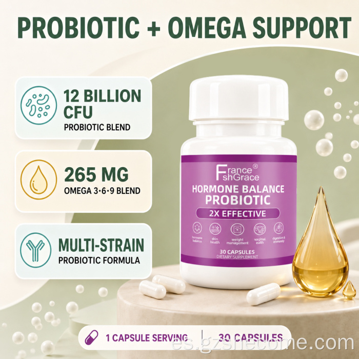 El probiótico Shecome Balance para mujeres apoya la salud intestinal